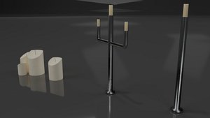 Candles 3D model