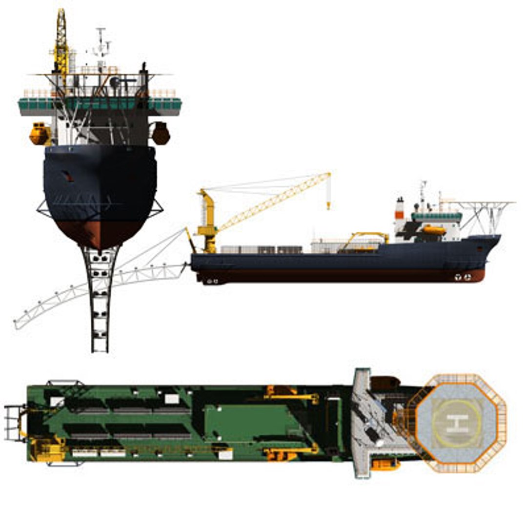 3d cable lay model