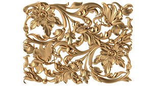 3D Carved decor 1