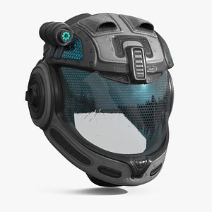 Sci-Fi Spacesuit Helmet model