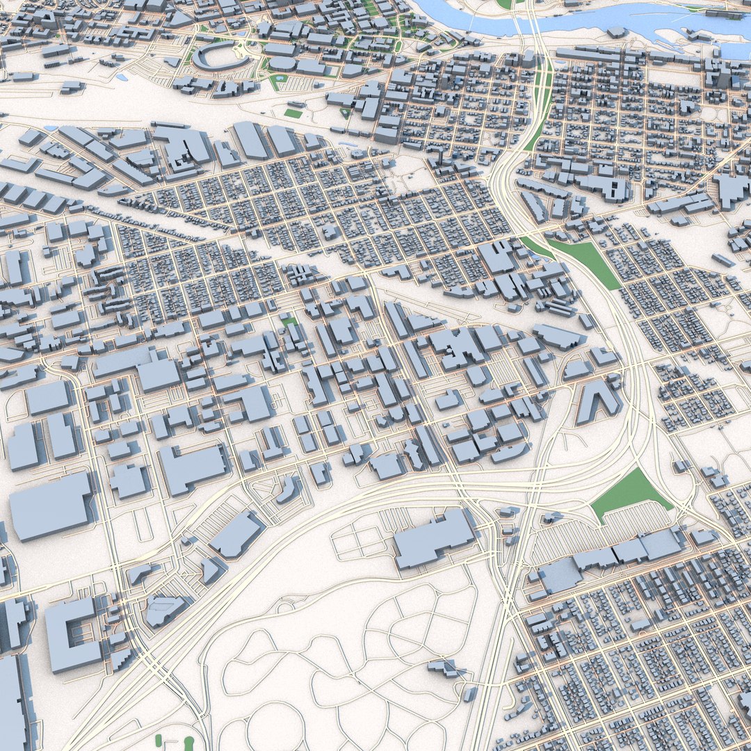 Minneapolis City Minnesota United States 3D Model - TurboSquid 2309470
