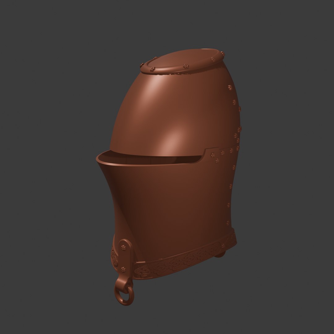 Medieval Knight Helmet Model - TurboSquid 2504405