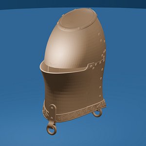 Medieval Knight Helmet model