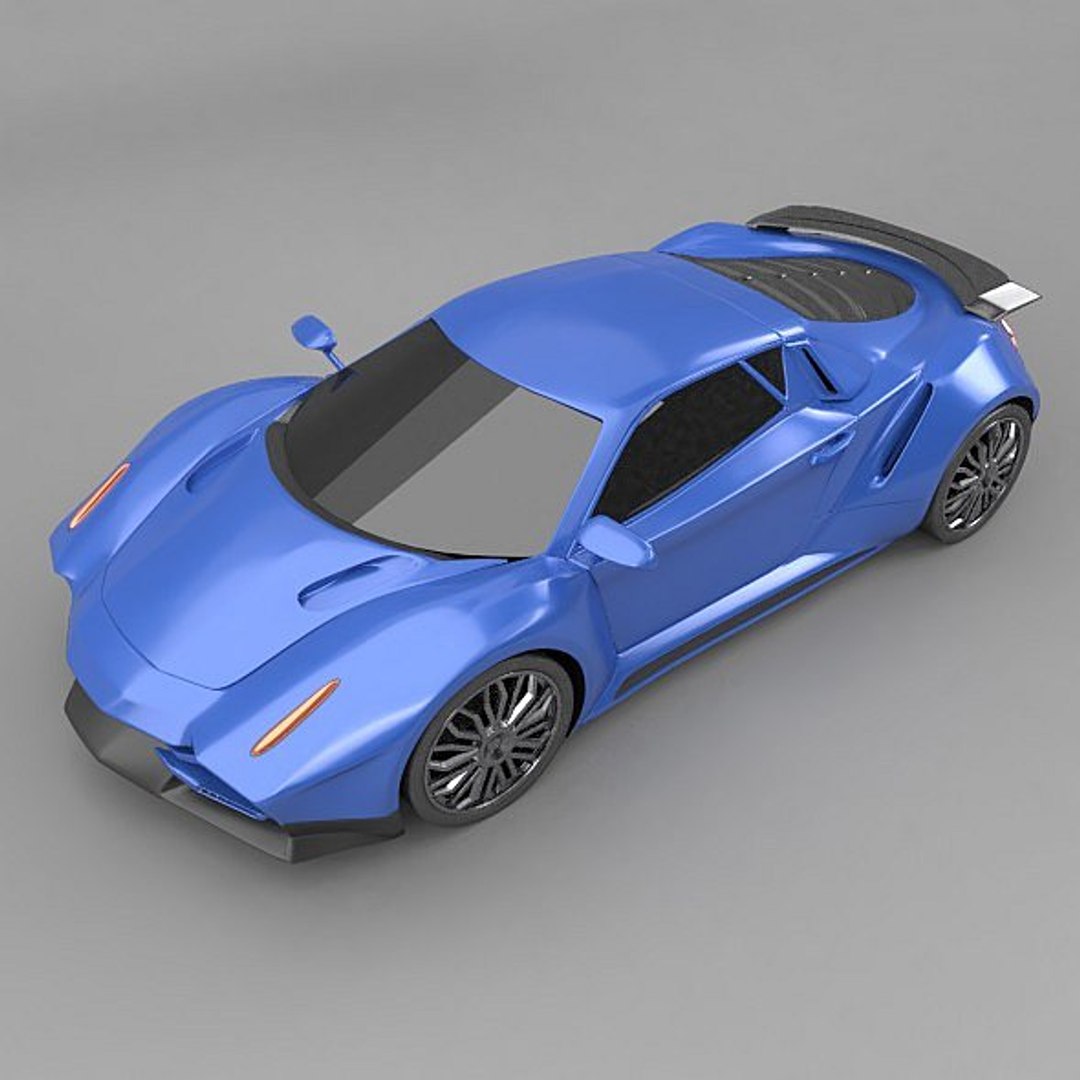 Sportscar Concept Blender3d 3D Model - TurboSquid 1326430