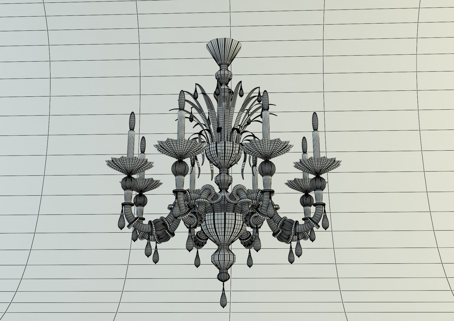 3D chandelier lighting 3d model model TurboSquid 2062438
