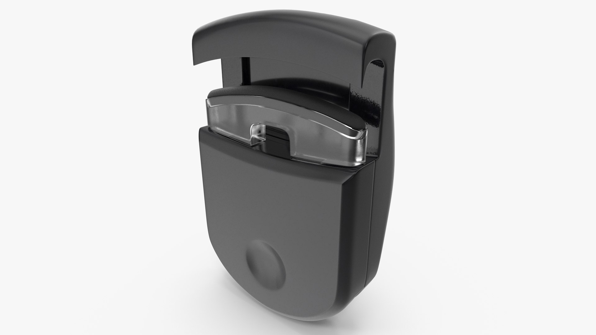 Travel Eyelash Curler Black 3D model preview