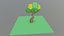 Tree Low-poly model 3D