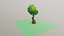 Tree Low-poly model 3D
