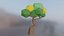 Tree Low-poly model 3D