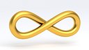 Infinity Symbol gold v2