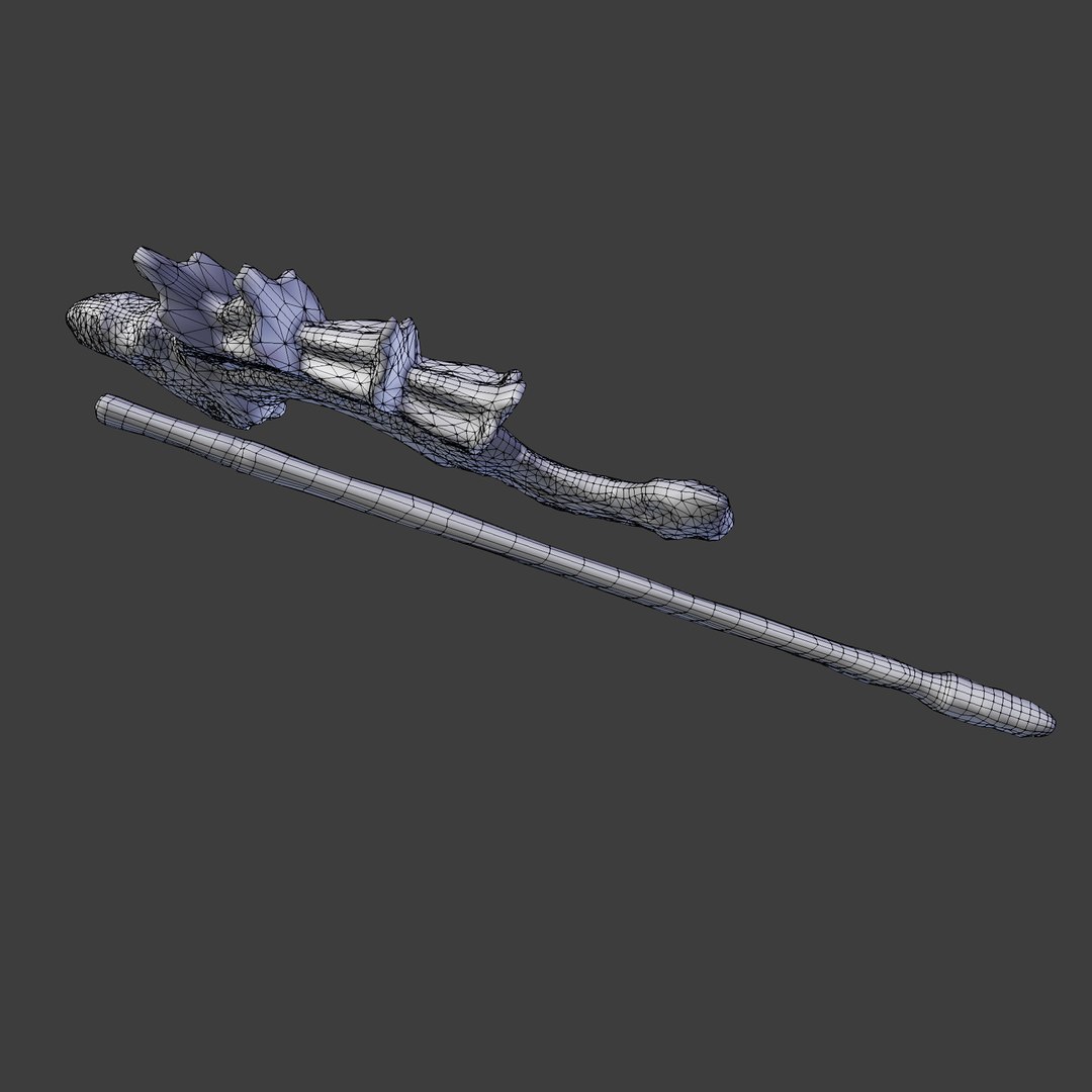 3D Magic Staff - TurboSquid 1360816