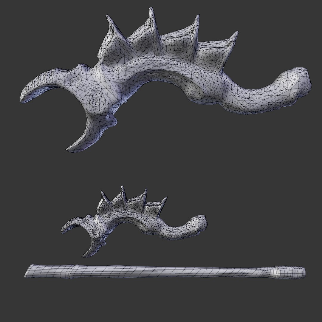 3D Magic Staff - TurboSquid 1360816