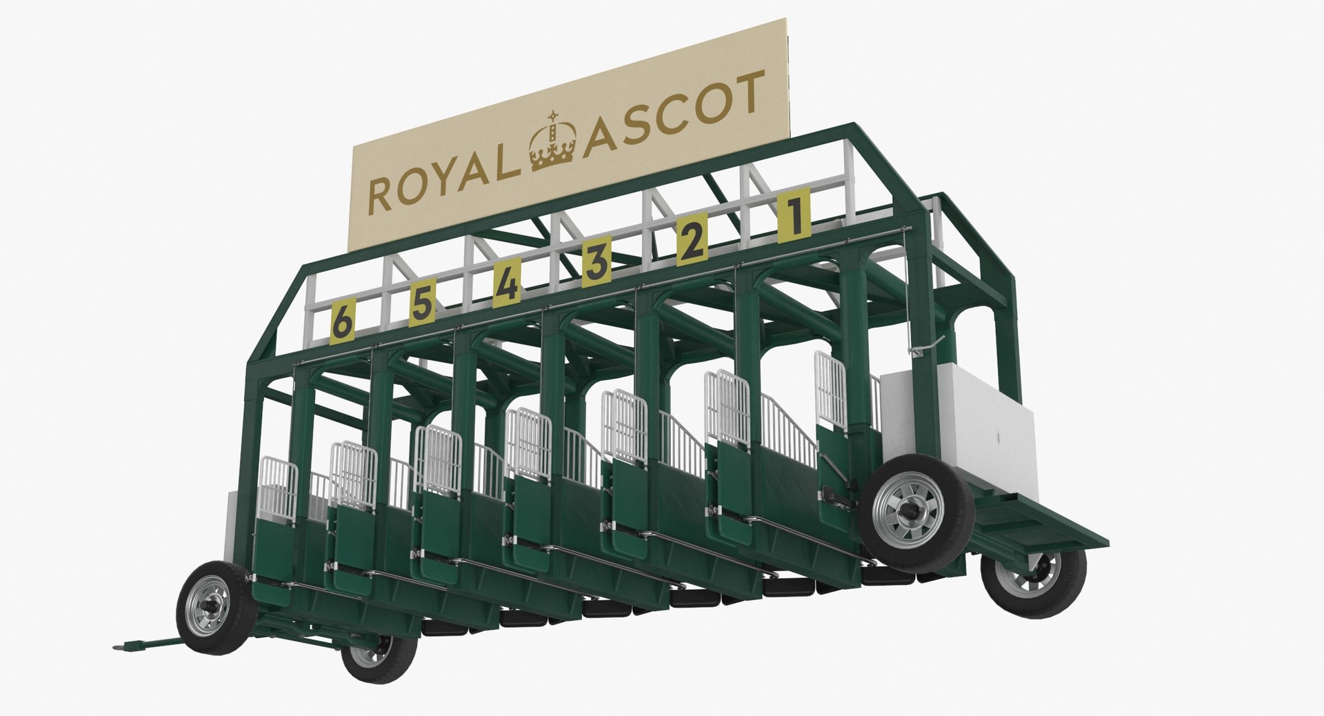 3D Model Horse Racing Starting Gates - TurboSquid 1637733