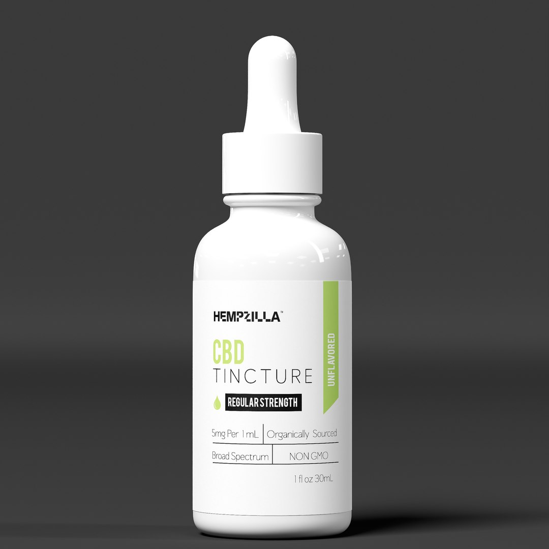 3D Model Hempzilla CBD Unflavored - TurboSquid 2287158