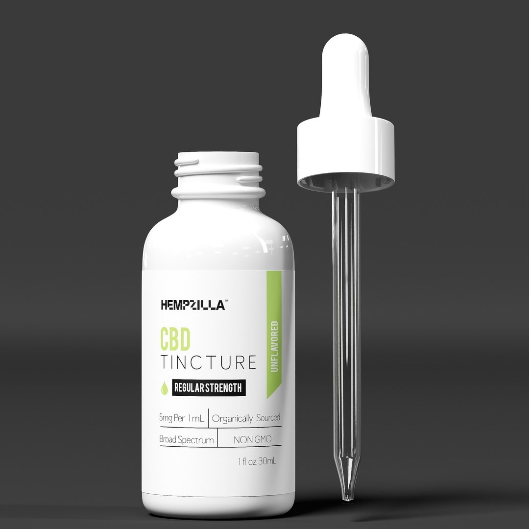 3D Model Hempzilla CBD Unflavored - TurboSquid 2287158