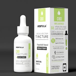 3D model Hempzilla CBD Unflavored