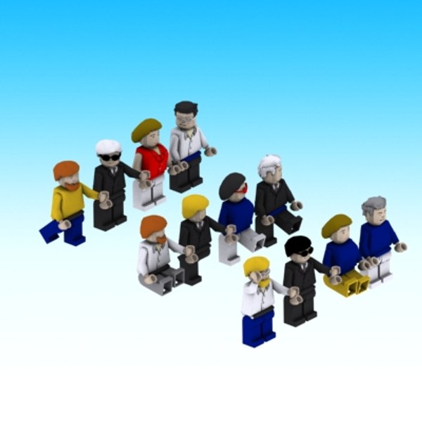 free max model pack lego people