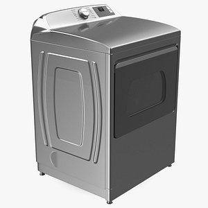 Top Load Laundry Dryer Machine Metallic
