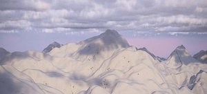 THE ALPS WINTER LANDSCAPE 2024 model
