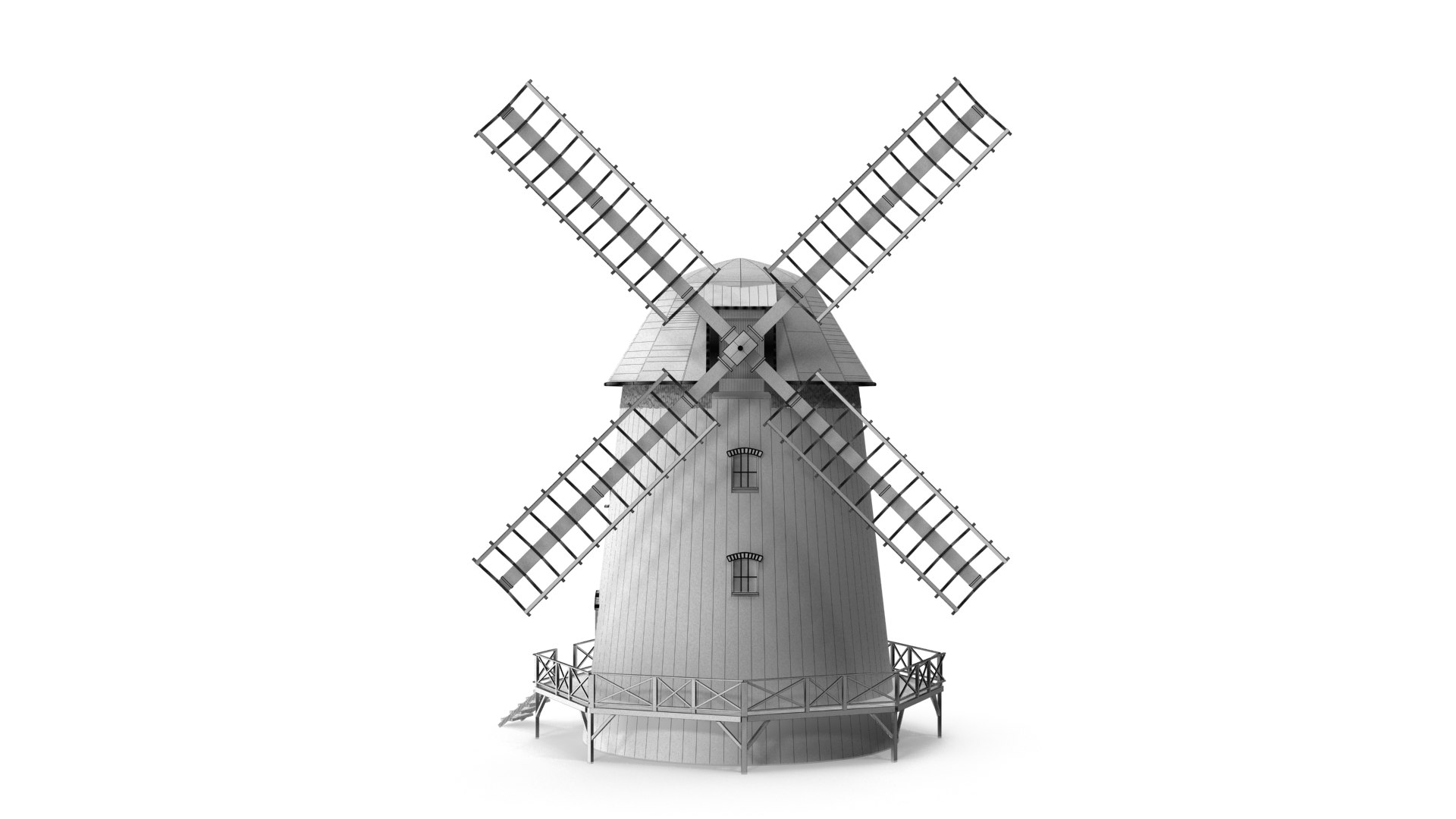 3D Windmill - TurboSquid 2103779