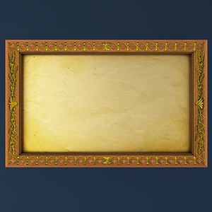 frame picture pbr 3D model