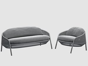 3D model ahnda graphite dedon
