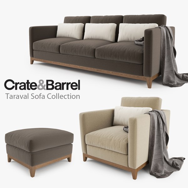 crate barrel taraval sofa max