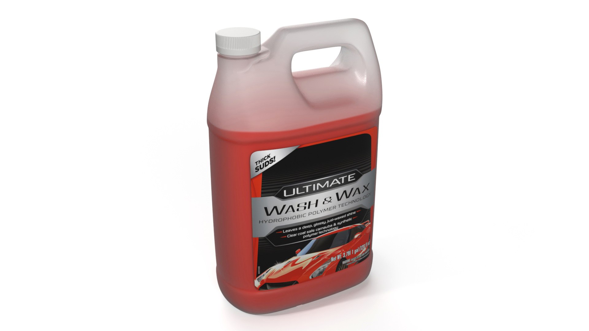 Car Wash and Wax Concentrate 3D model preview