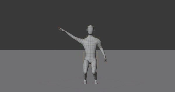 modelo 3d Rigged Man Base Mesh Low Poly - TurboSquid 2001794
