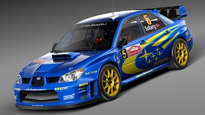 3d japan sport subaru impreza model
