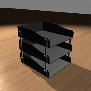 paper trays 3d max