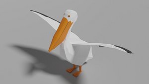 Cartoon Pelican