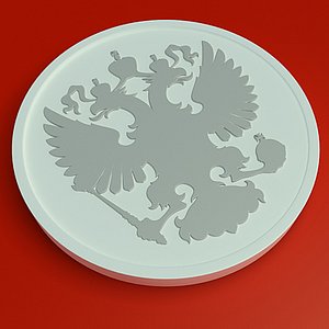 Russian eagle bas-relief
