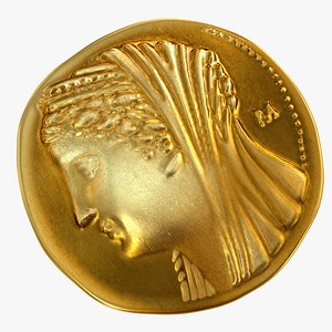 Coin Greek Mnaieion 3D model