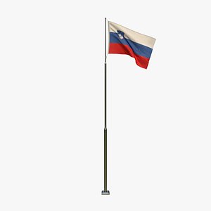 3D Animated  Slovenia Flag