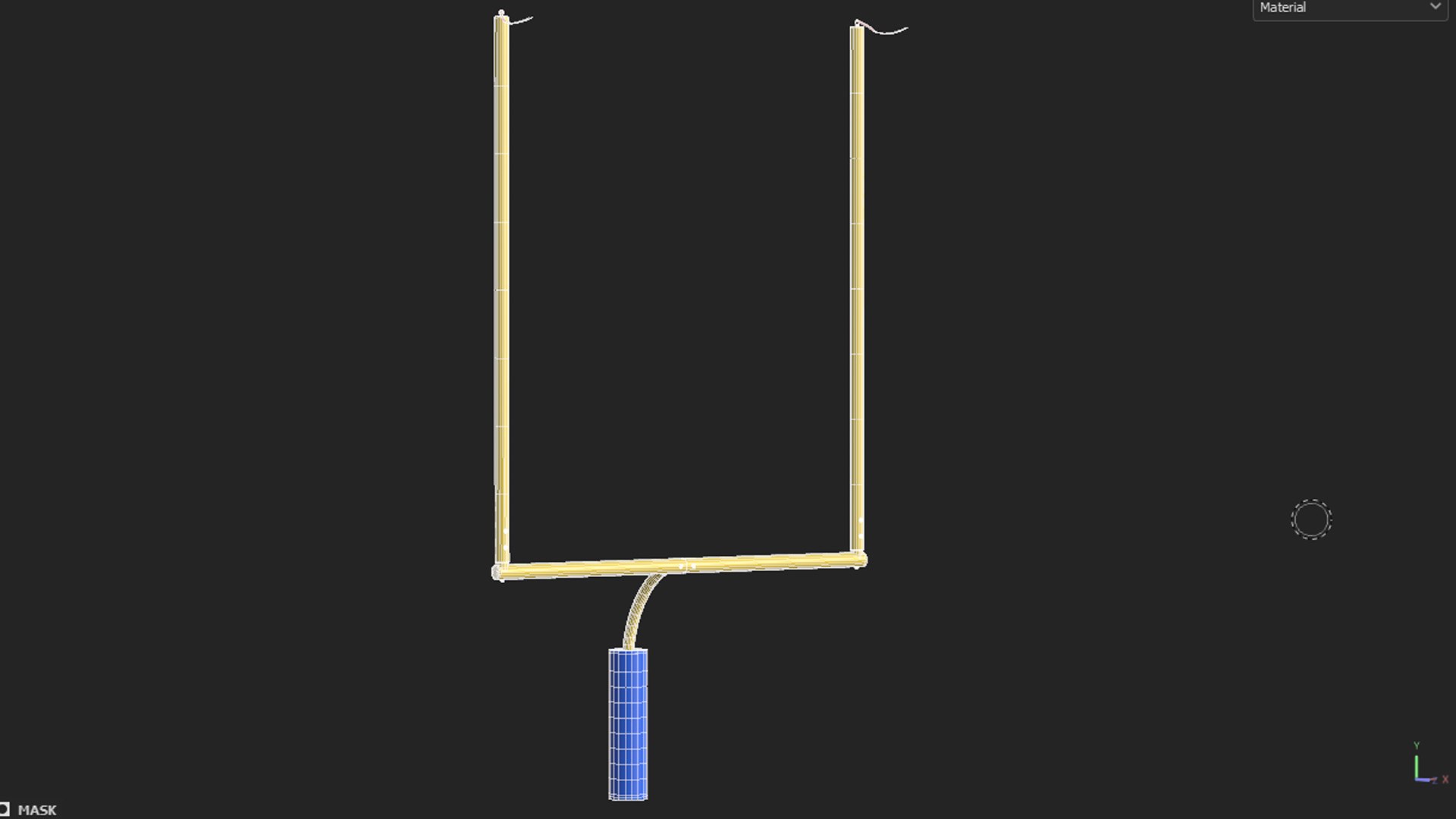 3D Football Uprights - TurboSquid 2124783