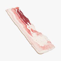 Thin Pork Bacon Uncooked