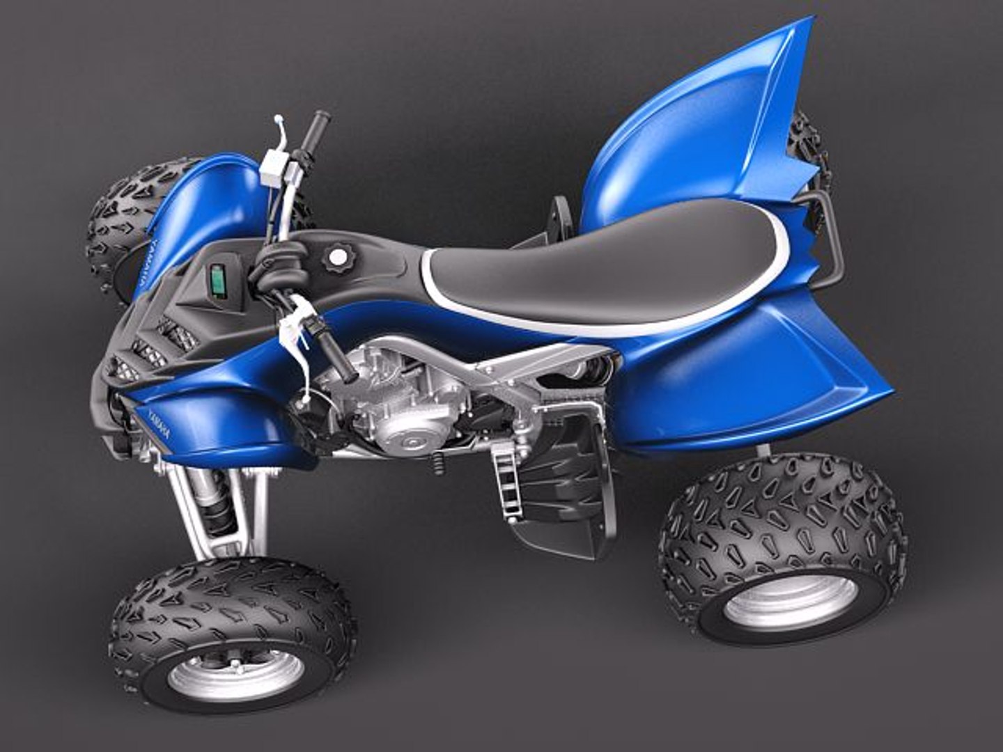 3d yamaha raptor quad