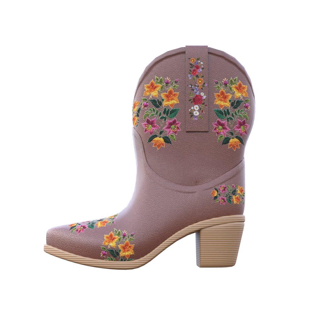 3D Brown Leather Cowgirl Boots model https://p.turbosquid.com/ts-thumb/xq/NuPAEn/pu/image2/png/1755637614/1920x1080/fit_q87/e2af05659aca5f5d4da64ab3b126511da337a4ea/image2.jpg