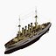 Armored Cruiser Roon Class Imperial German Navy