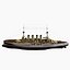 Armored Cruiser Roon Class Imperial German Navy