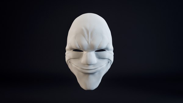 3D Модель Payday Mask Dallas - TurboSquid 930286