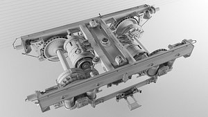 3D railway truck