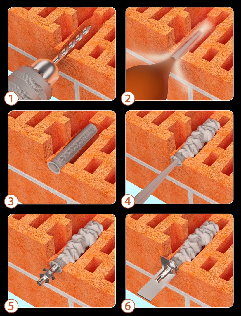 Chemical Anchor Instructions 3d 3ds
