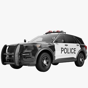 Police Car SUV Generic 04 3D