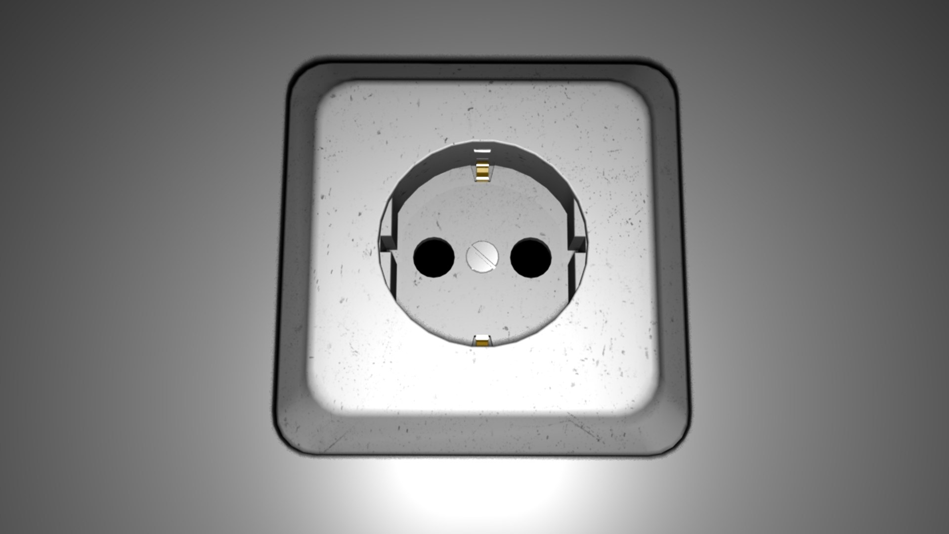 Plug Socket 3d Obj