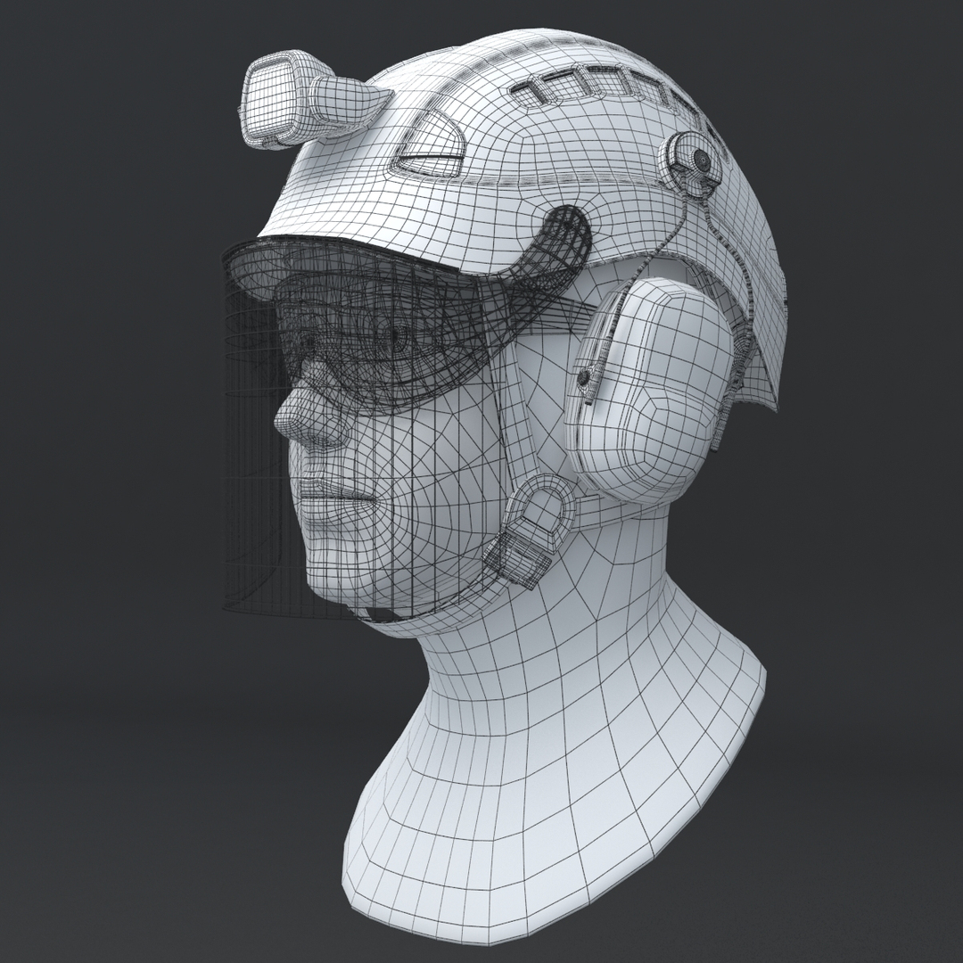 Professional Helmet Work Height Model - TurboSquid 1214259