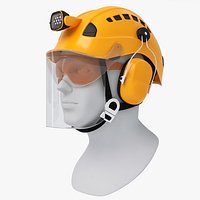 Professional Helmet With Airation For Work At Height And Rescue Plus Head