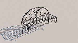 forged clothes hanger 3D model