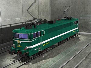 3ds max sncf oullins locomotive